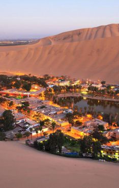 Huacachina desde El Salvador